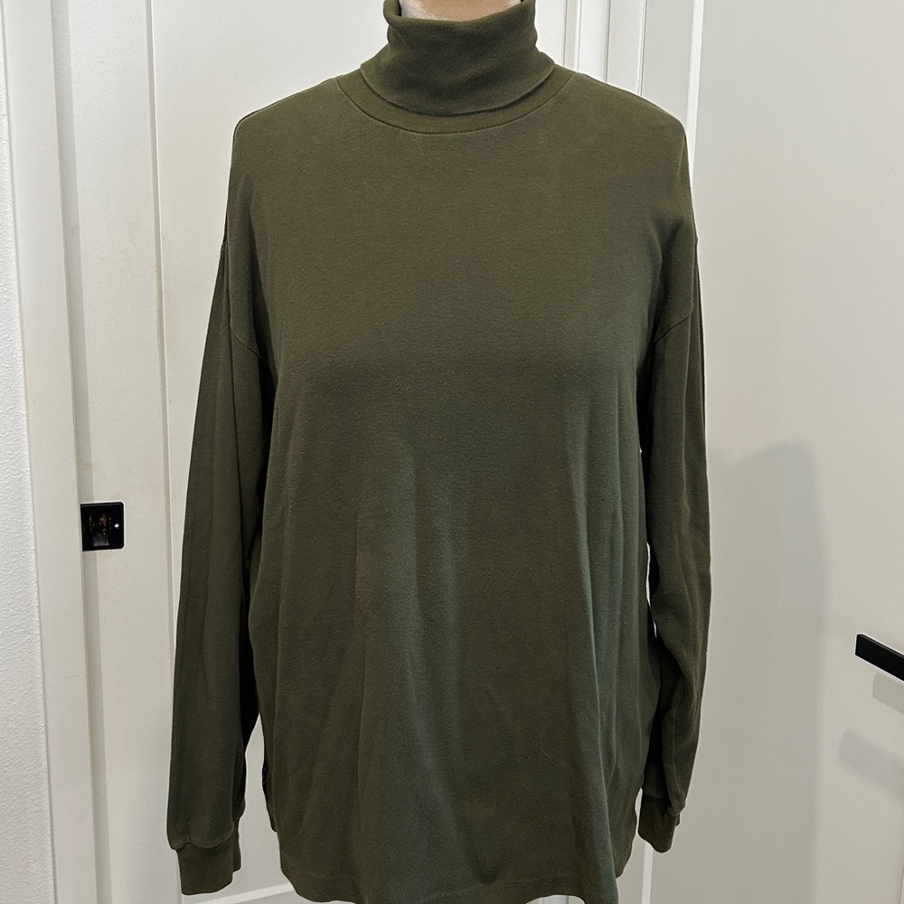 Vintage 90’s Abercrombie and Fitch Country Clothes Label Turtleneck |Size Large